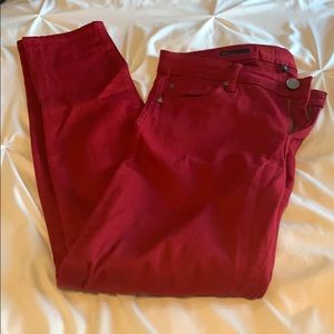 KUT “DIANA” Red Skinny Jean- Size 6